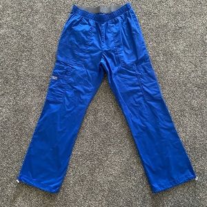 Royal blue scrub pants